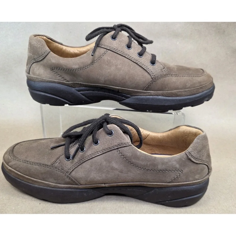 Dr. Comfort Justin (Sz 10 W) (5520) Men's Chestnut Leather Diabetic Shoe Wide